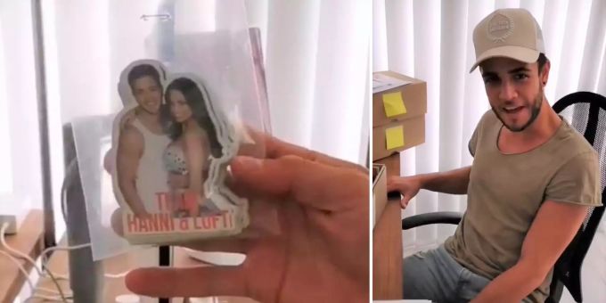 «Wie geil» - Fans schicken Luca Hänni Liebes-Sticker mit Christina