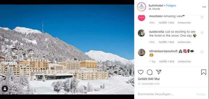 Im Hotel «Kulm» in St. Moritz feierte das Milliardärs-Paar ihre Hochzeit. Kulm St. Moritz