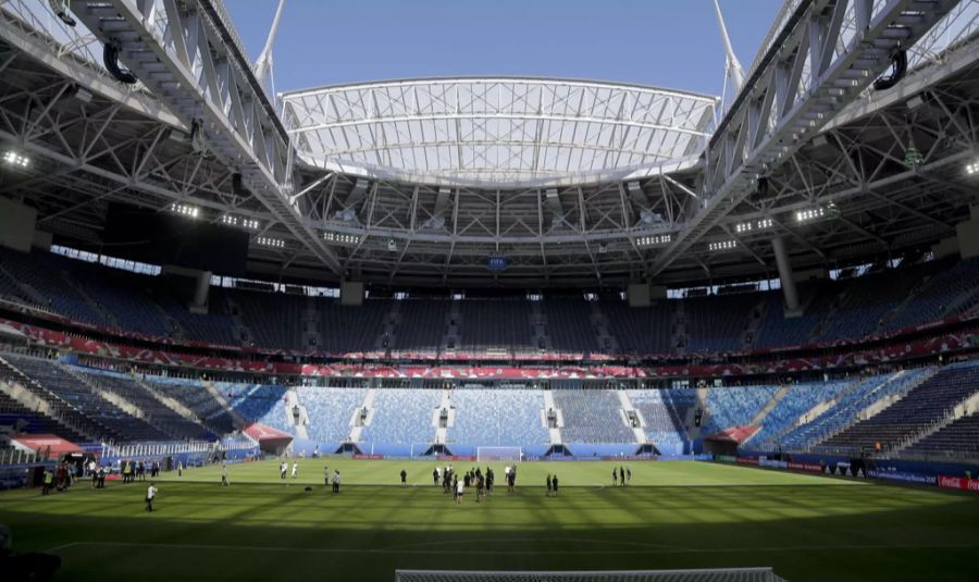 Das Krestowski-Stadion von St. Petersburg wird nicht nur drei Gruppenspiele, sondern auch einen Viertelfinal beherbergen.