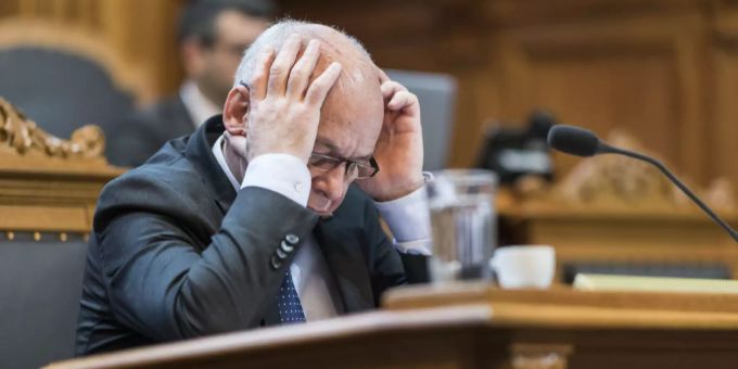 Ueli Maurer im Nationalratsaal. Der SVP-Bundesrat ist zuständig für das Grenzwachtskorps. Ueli Maurer Coronavirus Nationalrat