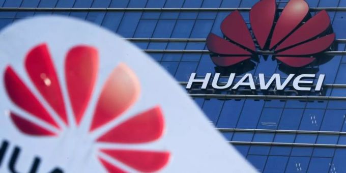 Das Huawei-Logo. Huawei