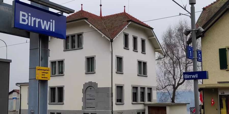 Bahnhof in Birrwil.