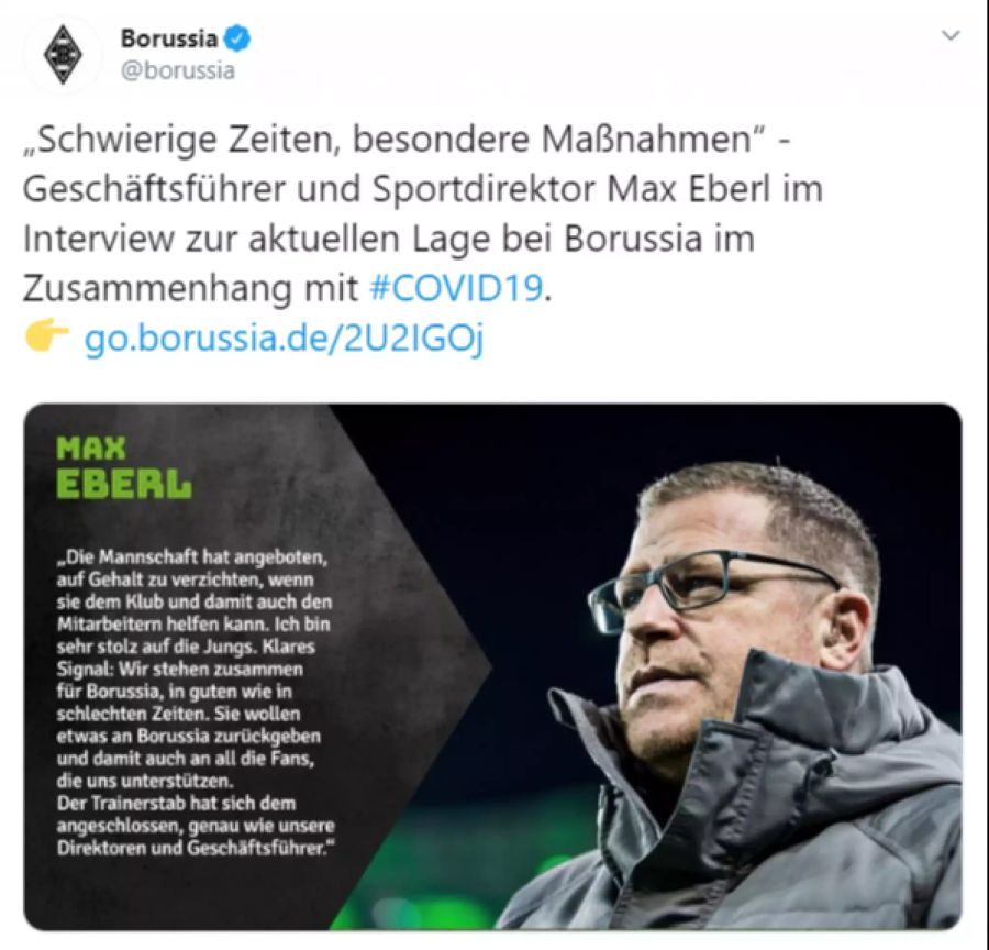 Borussia Mönchengladbach Max Eberl