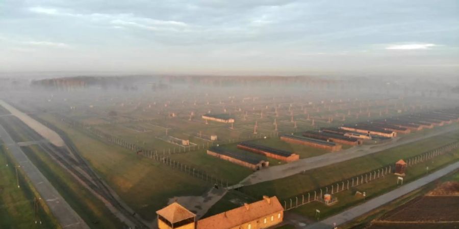 Das Vernichtungslager Auschwitz-Birkenau, das heute ein Museum ist
