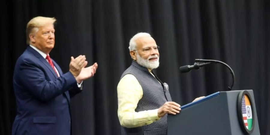 Donald Trump und Narendra Modi im September in Texas