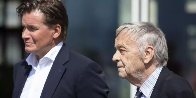 Urs Lehmann (links) kandidiert für die Nachfolge von Gian Franco Kasper bei der FIS (Fédération internationale de Ski). Urs Lehmann