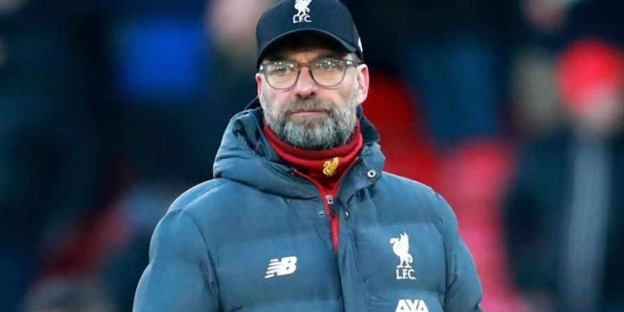 Trainer Jürgen Klopp blamierte sich mit dem FC Liverpool. Foto: Adam Davy/PA Wire/dpa