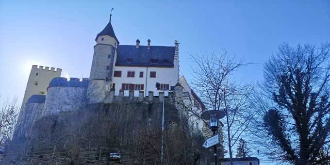 Das Schloss Lenzburg. Das Schloss Lenzburg.