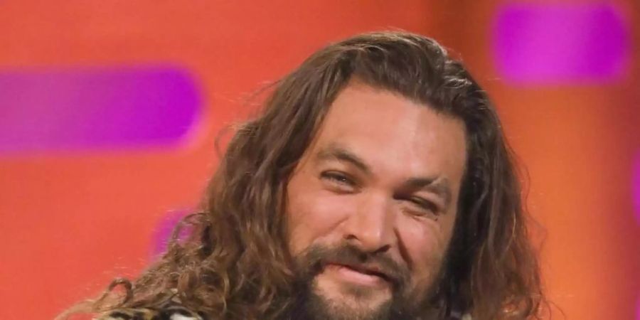 Jason Momoa liess sich nicht zwei Mal bitten. Foto: Isabel Infantes/PA Wire/dpa