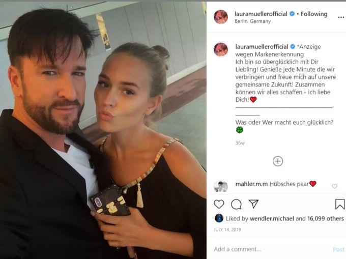 Laura zog vergangenes Jahr mit ihrem Schatz Michael Wendler nach Florida. Michael Wendler