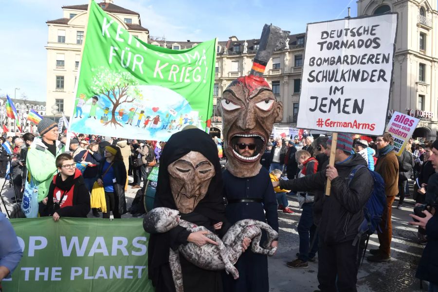 Münchner Sicherheitskonferenz Demonstration