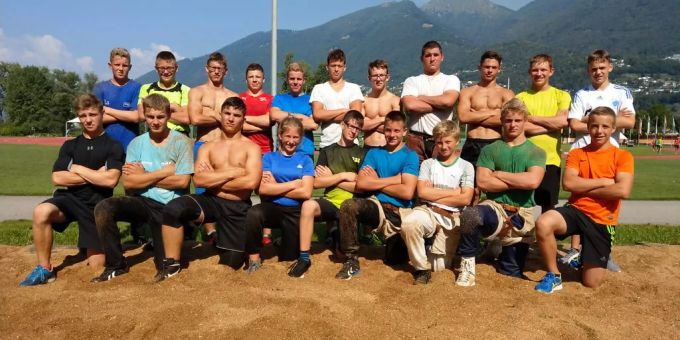 Die Mitglieder des Schwingklub Thal-Gäu im Tenerolager. Schwingklub Thal-Gäu