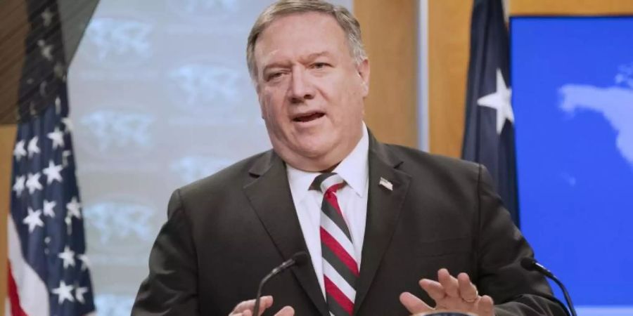 Mike Pompeo ist trotz der Pandemie nach Afghanistan gereist. Foto: Manuel Balce Ceneta/AP/dpa