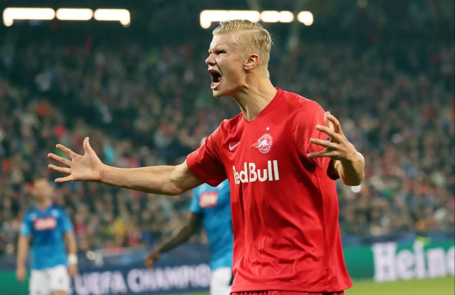 Erling Haaland spielte bis im Winter 2019 bei RB Salzburg in Österreich.