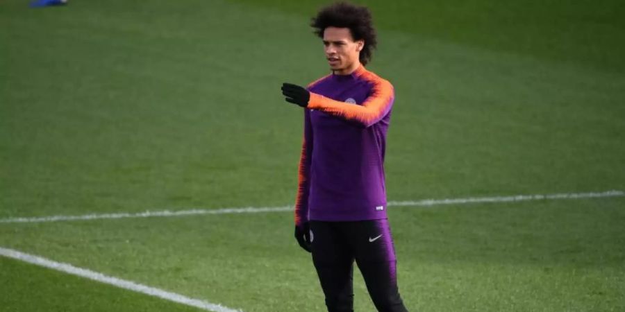 Leroy Sané arbeitet weiter am Comeback nach seinem Kreuzbandriss.