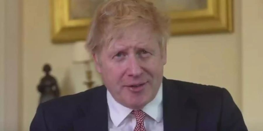 Boris Johnson bedankt sich auf Twitter bei den Mitarbeitern des britischen nationalen Gesundheitsdienstes. Foto: Twitter Boris Johnson/10 Downing Street/AP/dpa