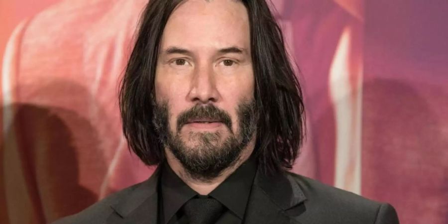 Keanu Reeves stellte seinen Flm «John Wick: Kapitel 3» in Berlin vor. Foto: Jörg Carstensen