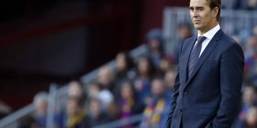 Trainer Julen Lopetegui sucht derzeit einen Job. Foto: Joan Monfort/AP