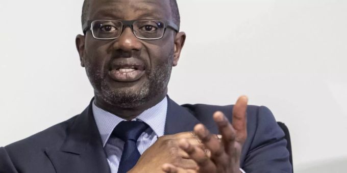 Tidjane Thiam, Chef der Credit Suisse. CEO Credit Suisse
