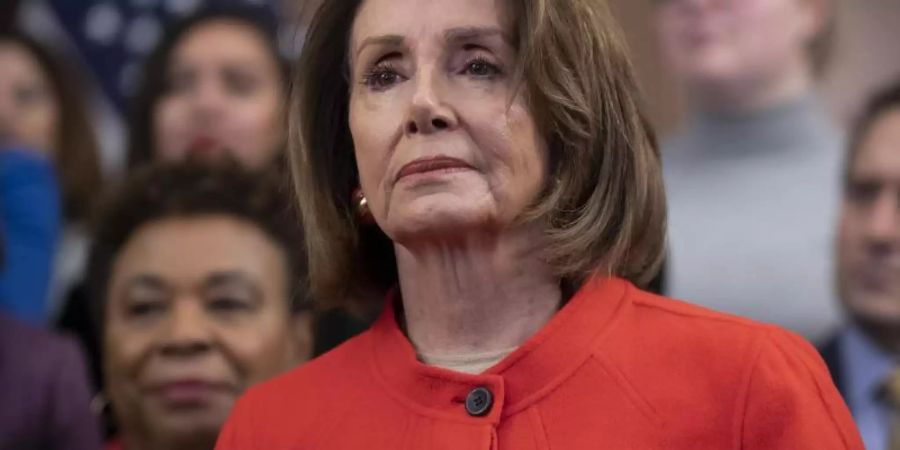 Trumps Notstandserklärung untergrabe die Gewaltenteilung in dem Land, schreibt Pelosi in einem Brief. Foto: J. Scott Applewhite/AP