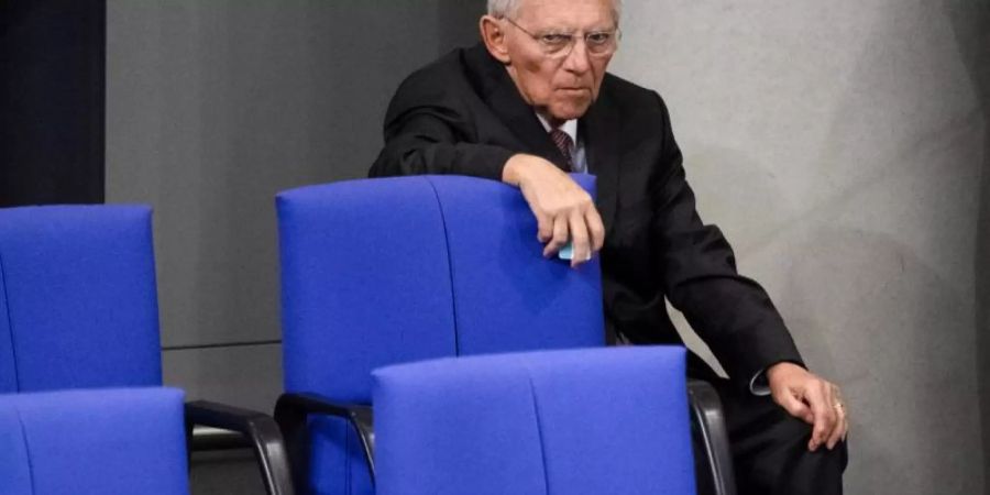 Bundestagspräsident Wolfgang Schäuble setzt weiter auf eine Grössenbegrenzung des Parlaments. Foto: Ralf Hirschberger