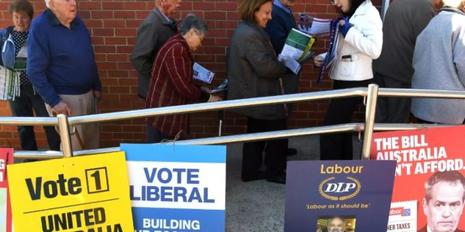 Wahlkampf in Australien. Australien