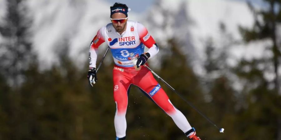 Der Norweger Hans Christer Holund gewann WM-Gold im Langlauf-Rennen über 50 Kilometer. Foto: Hendrik Schmidt