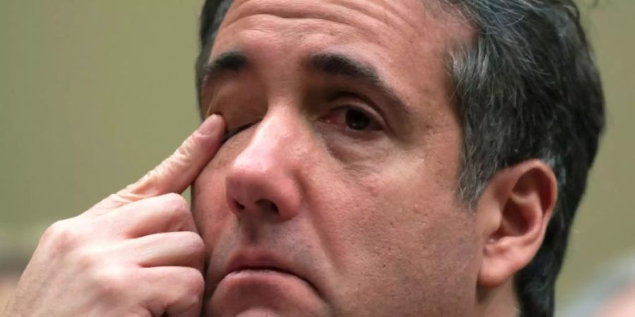 Michael Cohen während seiner Aussage im US-Kongress