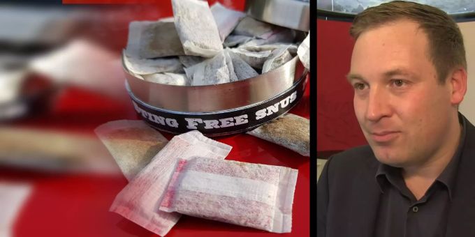 SVP-Nationalrat Lukas Reimann bedankt sich per Snus beim deutschen Fussball-Club BVB. snus lukas reimann