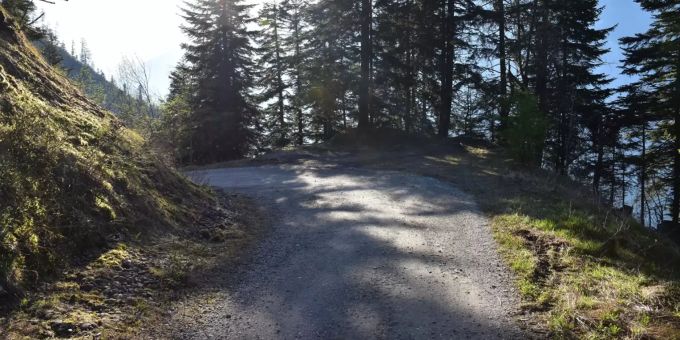 Der Schüler stürzte in einer Kurve von der Alpstrasse rund zweihundert Meter über felsdurchsetztes steiles Gelände ab. Chur