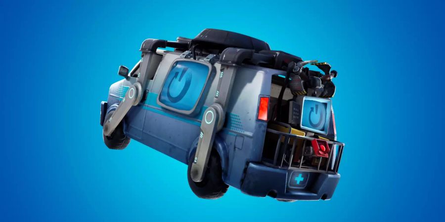 Fortnite Neustart Bus blau