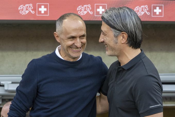Nach dem Abschied von Estland wird Thomas Häberli (l.) neuer Trainer bei Servette. Thomas Häberli Servette Estland