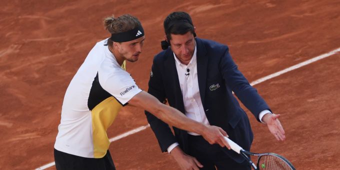 French Open - So reagiert Zverev nach Schiri-Fehler bei Final-Pleite