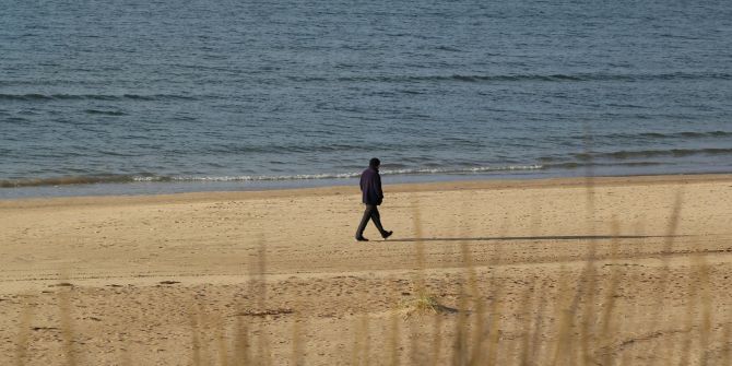 Spaziergang am strand