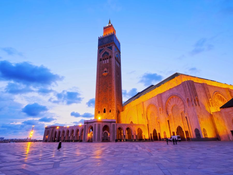 Hassan-II-Moschee von Casablanca.