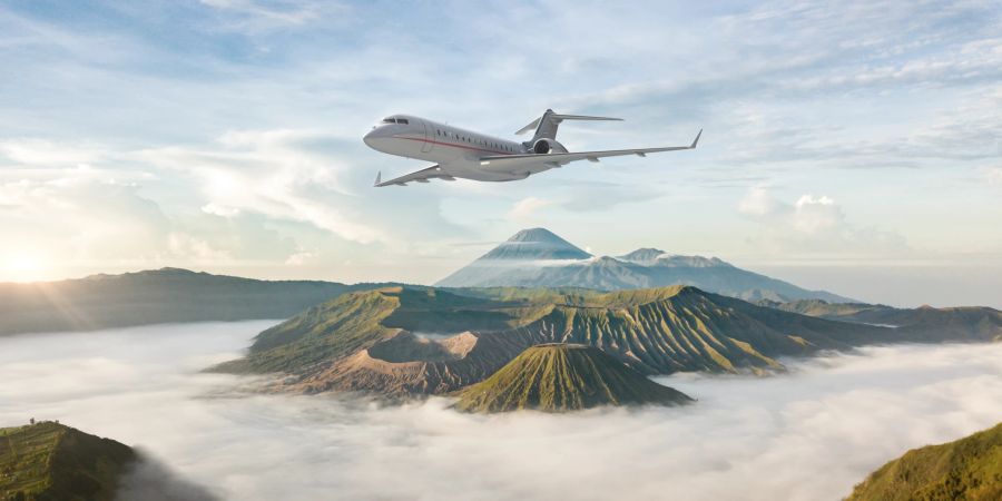 VistaJet bietet luxuriöse Privatflugreisen auf der ganzen Welt an.