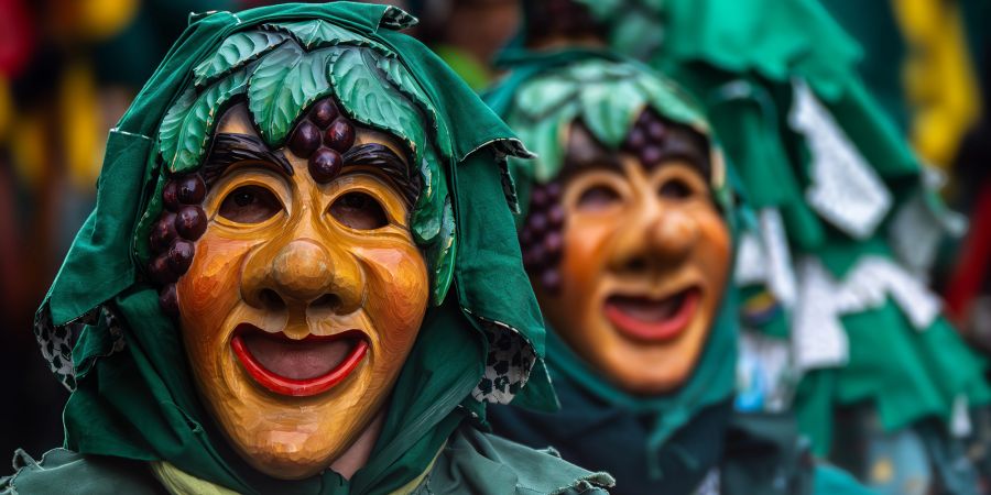 Fasnacht Masken Umzug