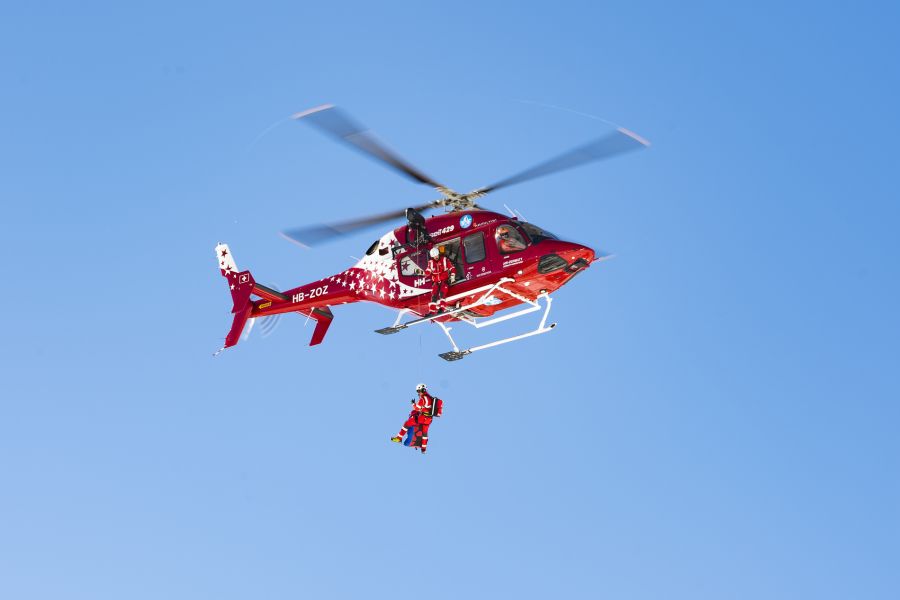Die Rettungsteams von Air Zermatt und Air-Glaciers verzeichneten insgesamt 121 Helikoptereinsätze.
