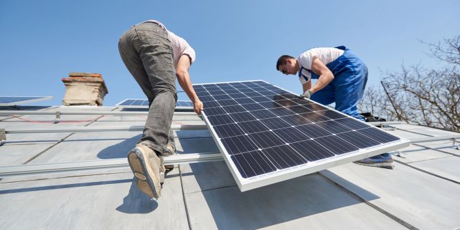 Solarenergie Modul Photovoltaik PVA