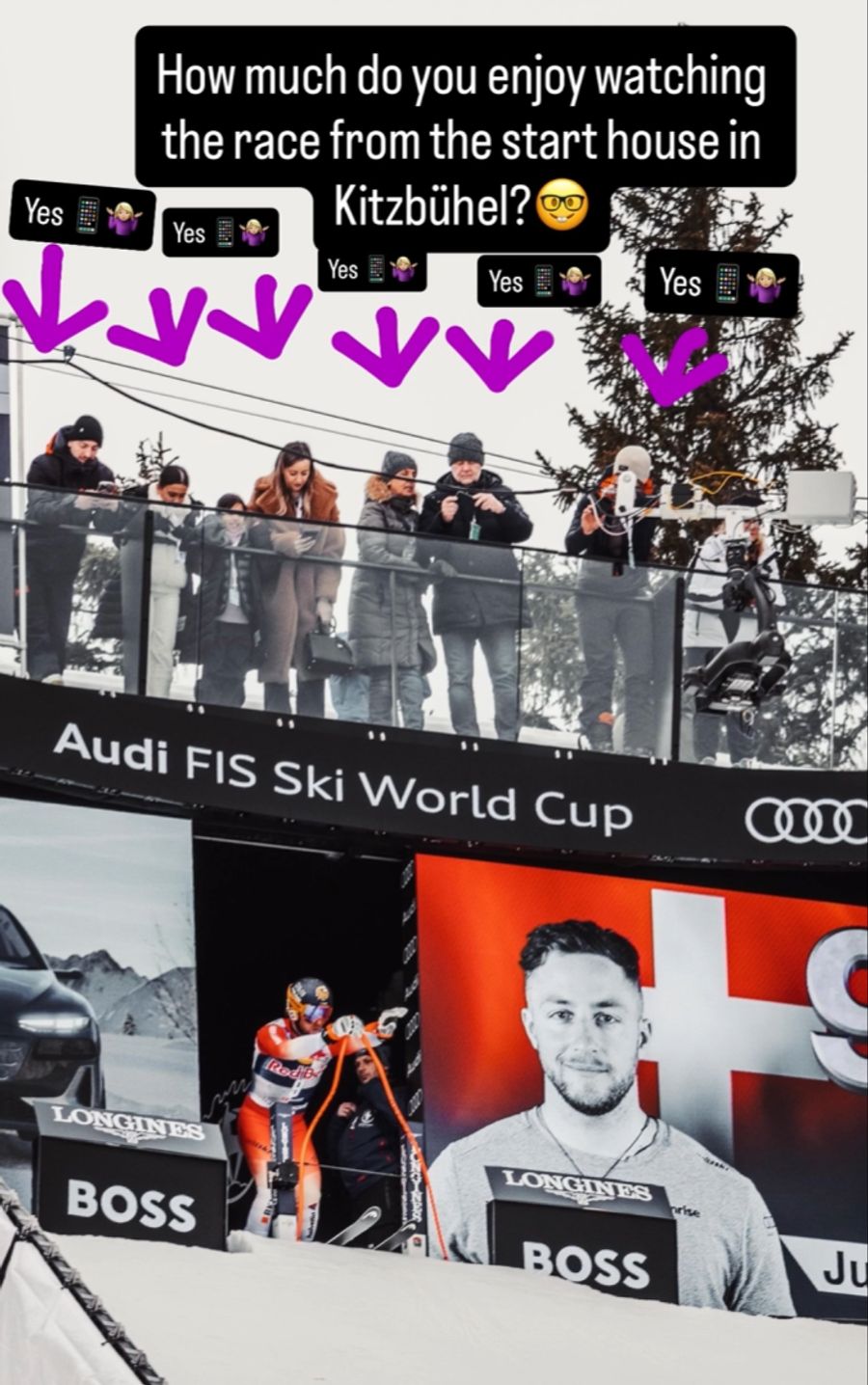 Justin Murisier Kitzbühel VIP