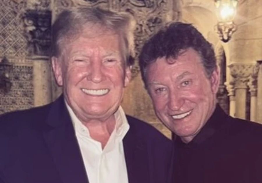 Auch Hockey-Legende Wayne Gretzky steht Donald Trump nahe.