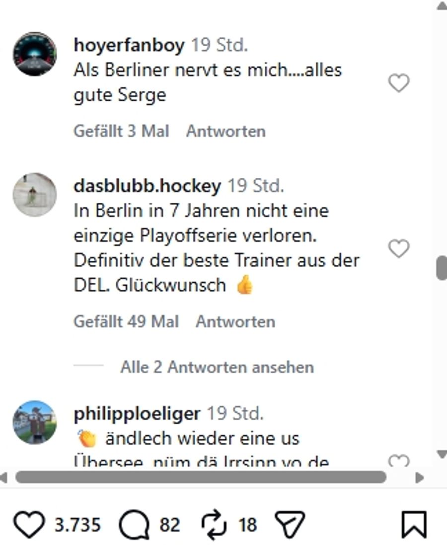 Die Berliner trauern um ihren Verlust. Die Berner hingegen feiern ihren Neuzugang.
