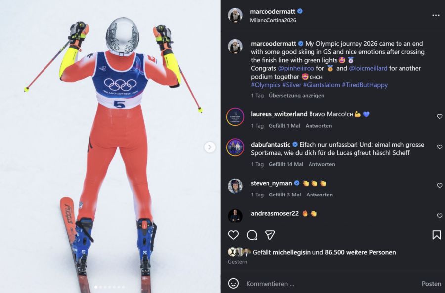 Marco Odermatt Olympia 2026