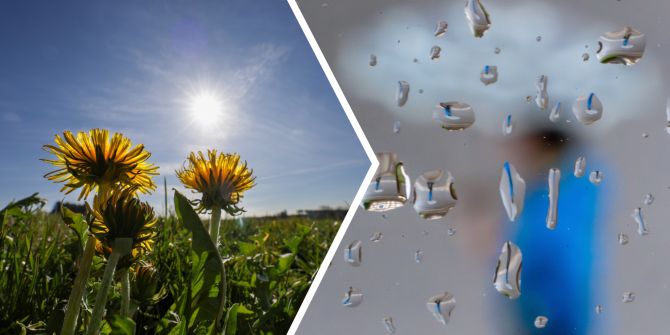 Sonne Regen Wetter
