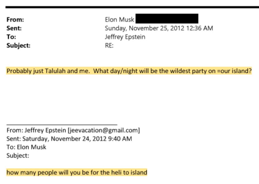 Plötzlich werden Mails von Musk an Epstein publik.