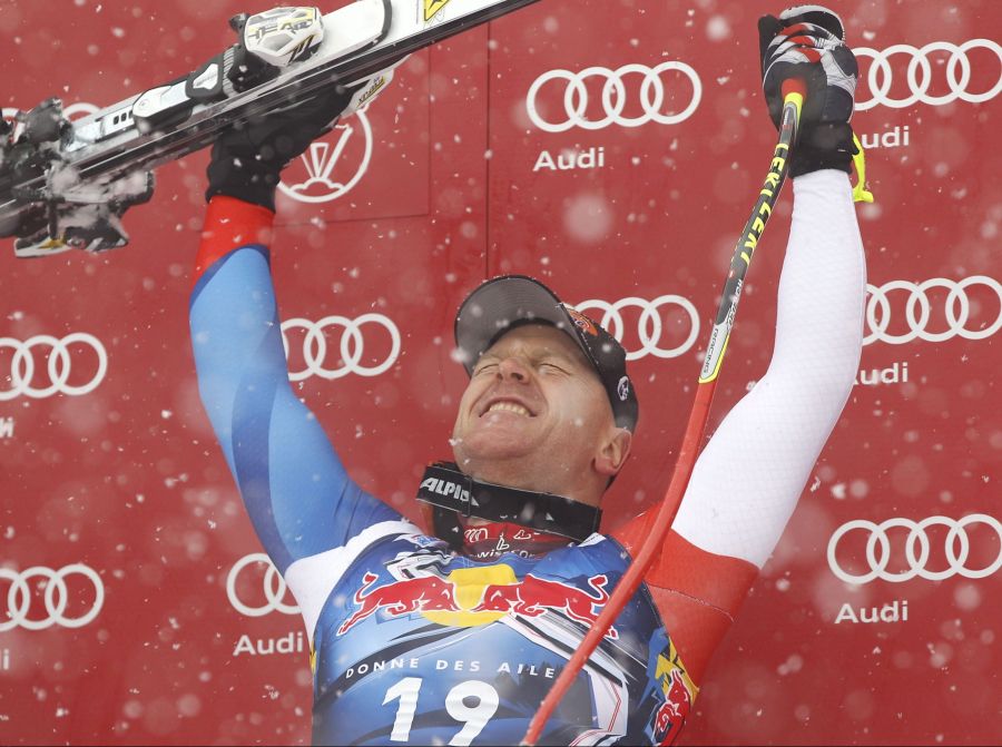 Didier Cuche gewinnt in Kitzbühel fünfmal...