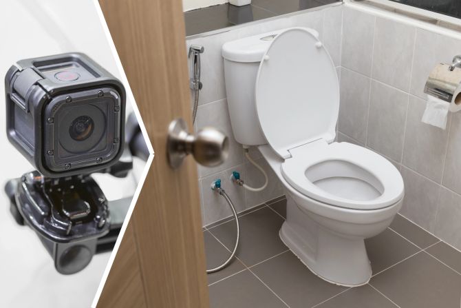 WC Kamera Frauen