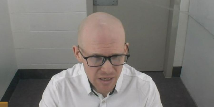 HANDOUT - Brenton Tarrant erscheint per Videoübertragung aus dem Auckland-Gefängnis in Auckland vor Gericht. Foto: New Zealand Court of Appeal/New Zealand Court of Appeal/AP/dpa