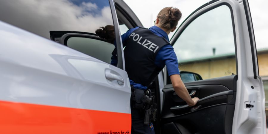 Die Kantonspolizei Thurgau nahm den Beschuldigten noch am Tatort fest. (Symbolbild)