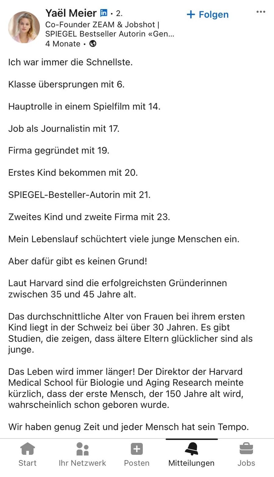 Jetzt kriegt sie für ihre Linkedin-Posts aufs Dach – aber nicht wegen der Inhalte. Sondern wegen angeblicher Rechtschreibfehler.